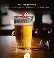 Enjoy Happy Hours at Amalia at Novotel Goa Dona Sylvia on Vegan Food and Beverages