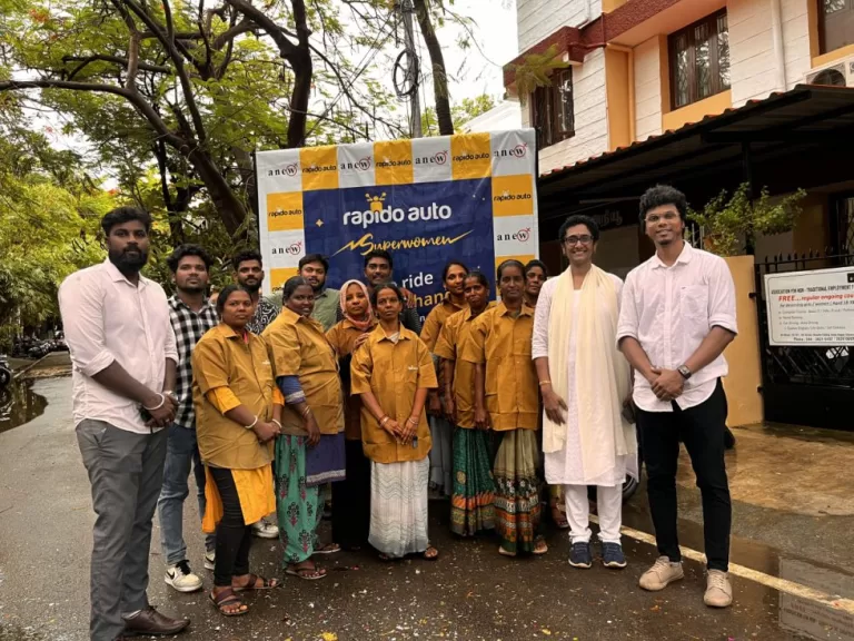 Rapido Auto and ANEW Collaborate to Empower Underprivileged Women in Chennai