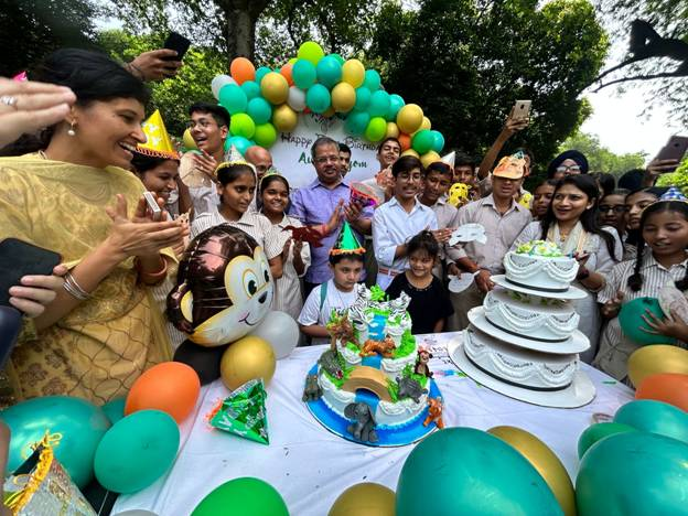 National Zoological Park celebrates the first birthday of white tigress SITA’s twin cubs, Avni and Vyom