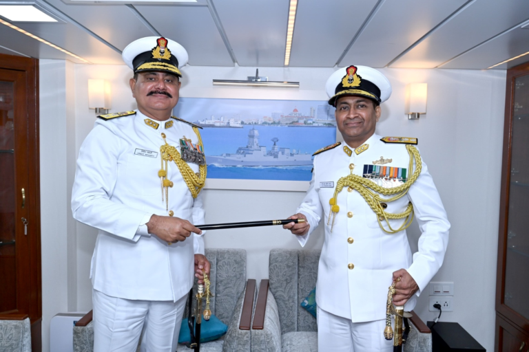 REAR ADMIRAL CR PRAVEEN NAIR TAKES OVER AS FLEET COMMANDER OF THE SWORD ARM