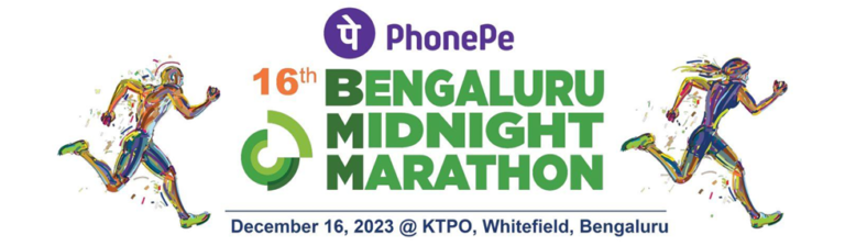 Kimutai Timon and Roba Beti Hailu clinch Top Honors for overall Men and Women Category at the 16th Edition PhonePe Bengaluru Midnight Marathon 2023