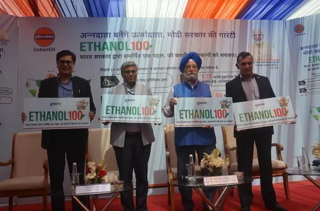 Indian government launches Ethanol 100