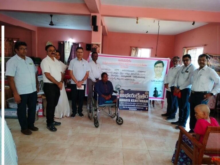 Electrosteel Castings – Srikalahasthi Works Supports Abhaya Kshethram Orphanage with Generous Donation