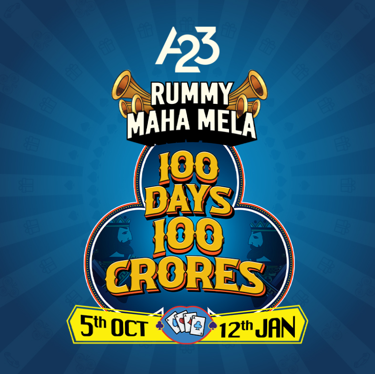 A23 rolls out India’s Biggest Rummy Festival ahead of the festive season; offers ₹100 crore prize pool