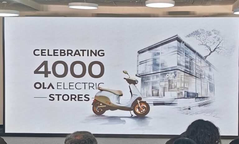 Ola Electric Accelerates EV Revolution with Record Expansion to 4,000 Stores Nationwide