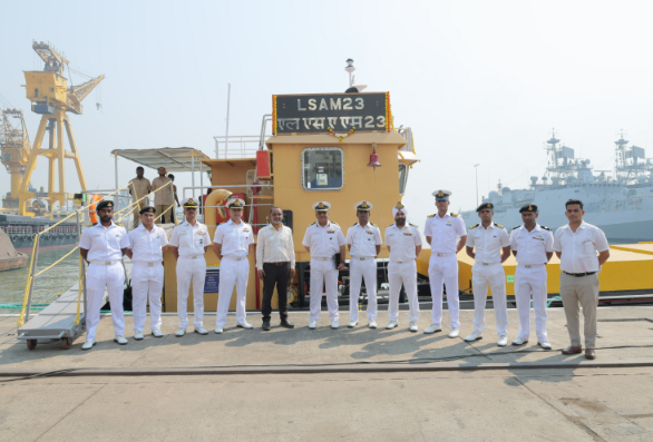 Yard 133 (LSAM 23) Delivered to Indian Navy