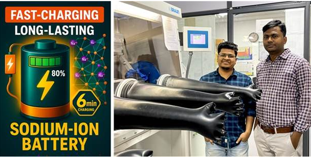 Indian scientists introduce fast-charging sodium battery