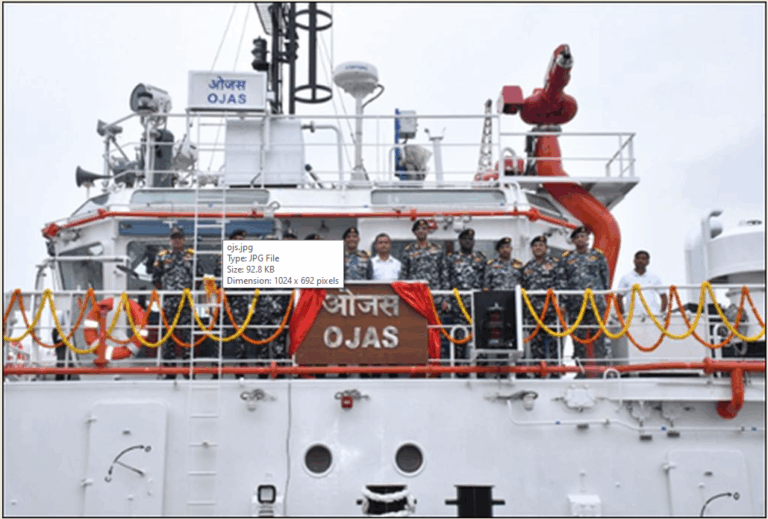 5th 25T Bollard Pull Tug ‘Ojas’ Inducted (Yard 339)