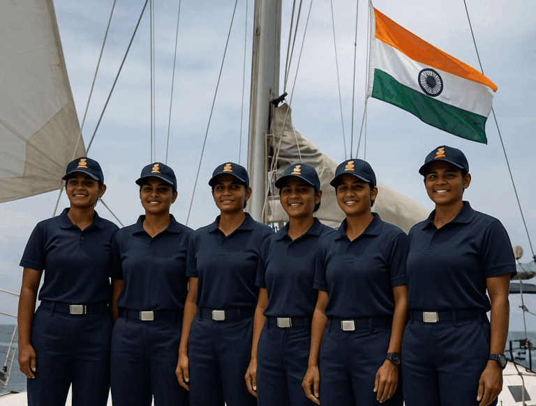 Tri-service women’s team’s sailing mission successful