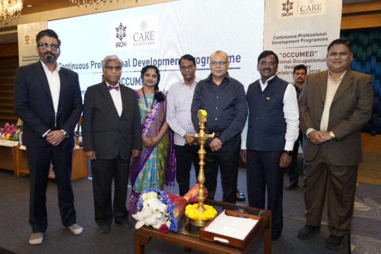 CARE Hospitals and IAOH Jointly Host “OCCUMED”National Occupational Health Day Celebrations 2025