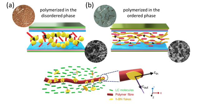 Indian researchers found a way to improve the properties of PLC devices by adding tiny particles of h-BN