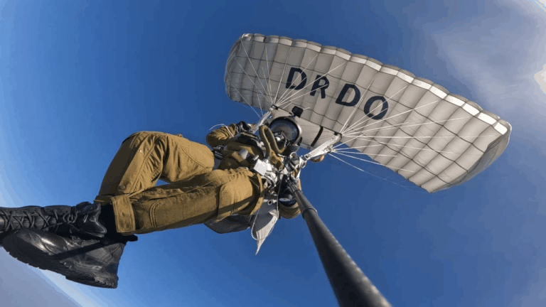 DRDO Breaks New Ground with Successful 32,000-Ft Combat Parachute Test