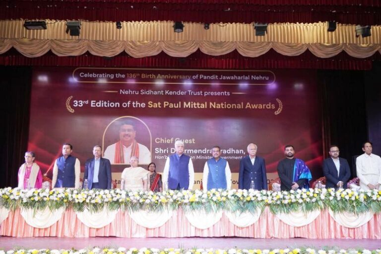 Nehru Sidhant Kender Trust Announces the ‘Sat Paul Mittal National Awards 2025’ Hon’ble Minister of Education, Shri Dharmendra Pradhan felicitated the awardees for Outstanding Service to Humanity