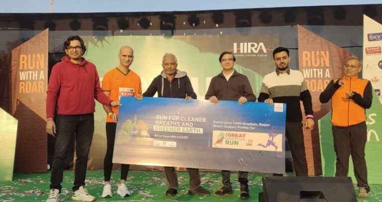 Ramkrishna CARE Hospitals Participates in The Great Chhattisgarh Run 2025
