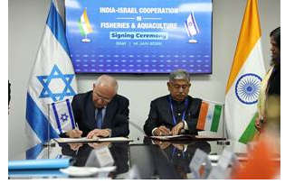 India, Israel to Collaborate on Sustainable Fisheries and Aquaculture