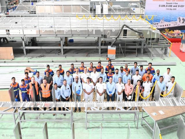 Goa Witnesses Key Milestone in Indigenous Hovercraft Construction Projec