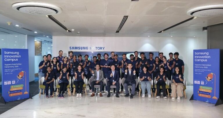 ​Samsung Awards ₹1 Lakh Each to 30 Samsung Innovation Campus Toppers Across India